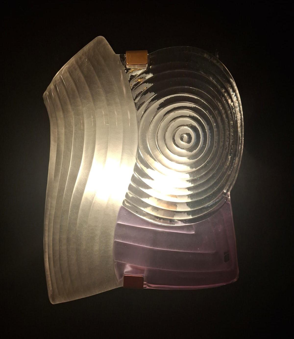 20th Century Amethyst Murano Sconce by ITRE, 3 Available For Sale