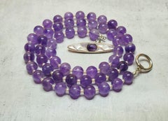 Amethyst Pearl Necklace