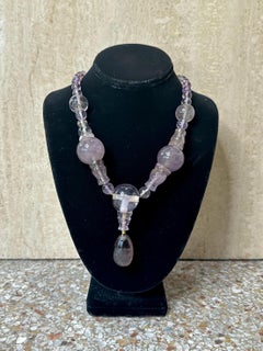 Vintage Amethyst Pendant Necklace