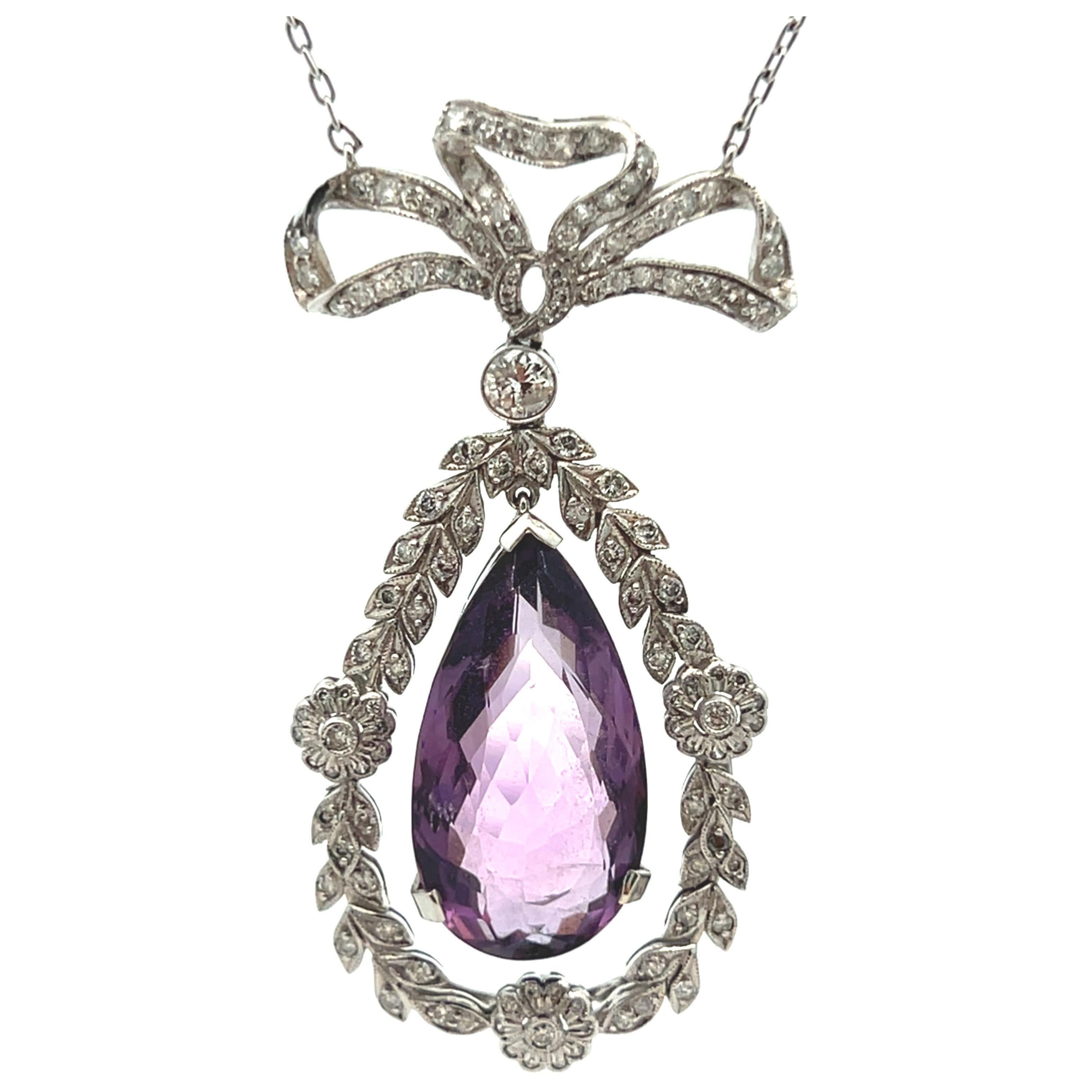 Collar Colgante Amatista en venta