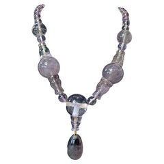 Vintage Amethyst Pendant Necklace