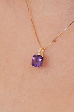 Amethyst Pendant (P13596n)