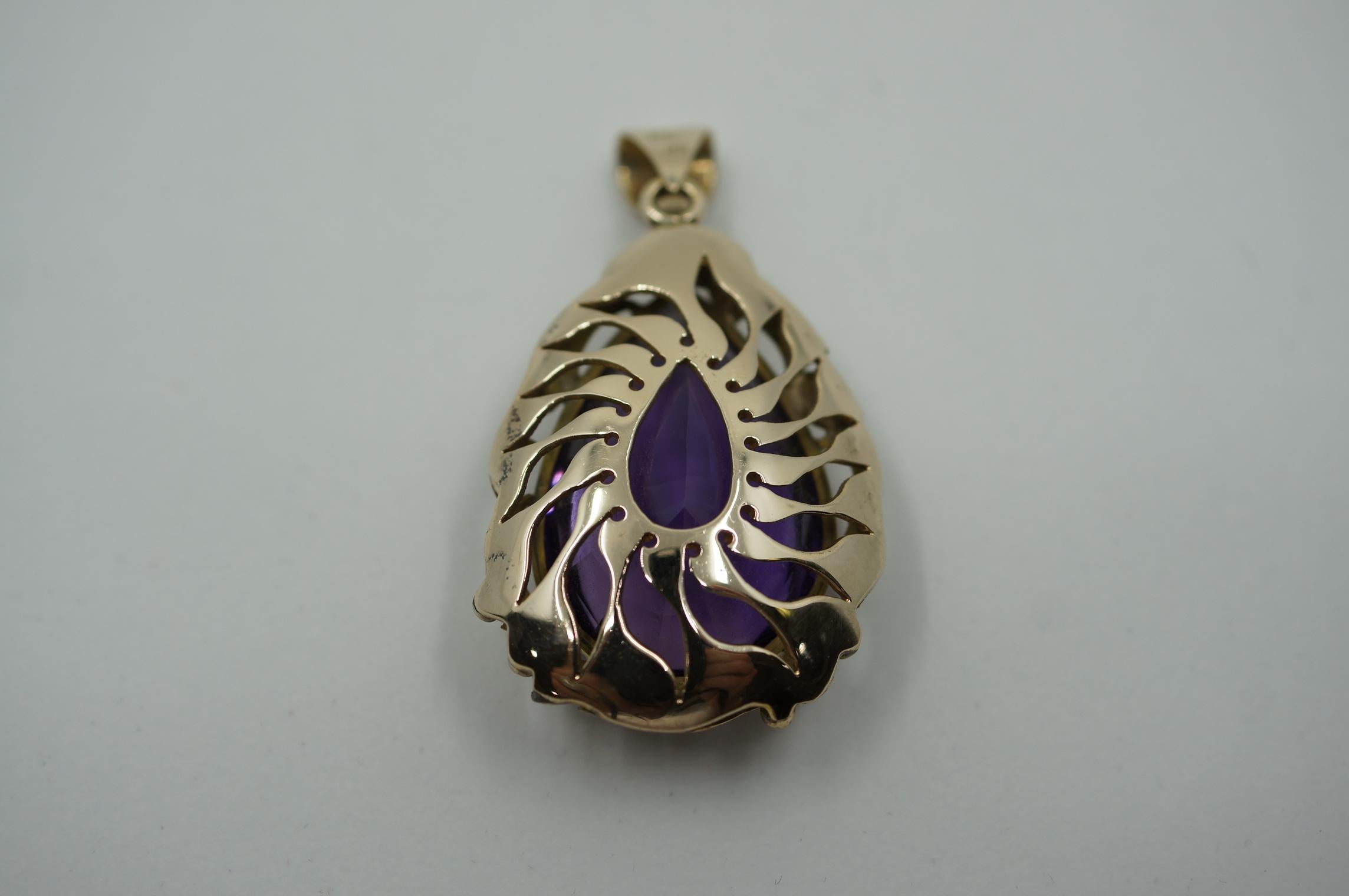 Amethyst Pendent - 65 Carats For Sale 2