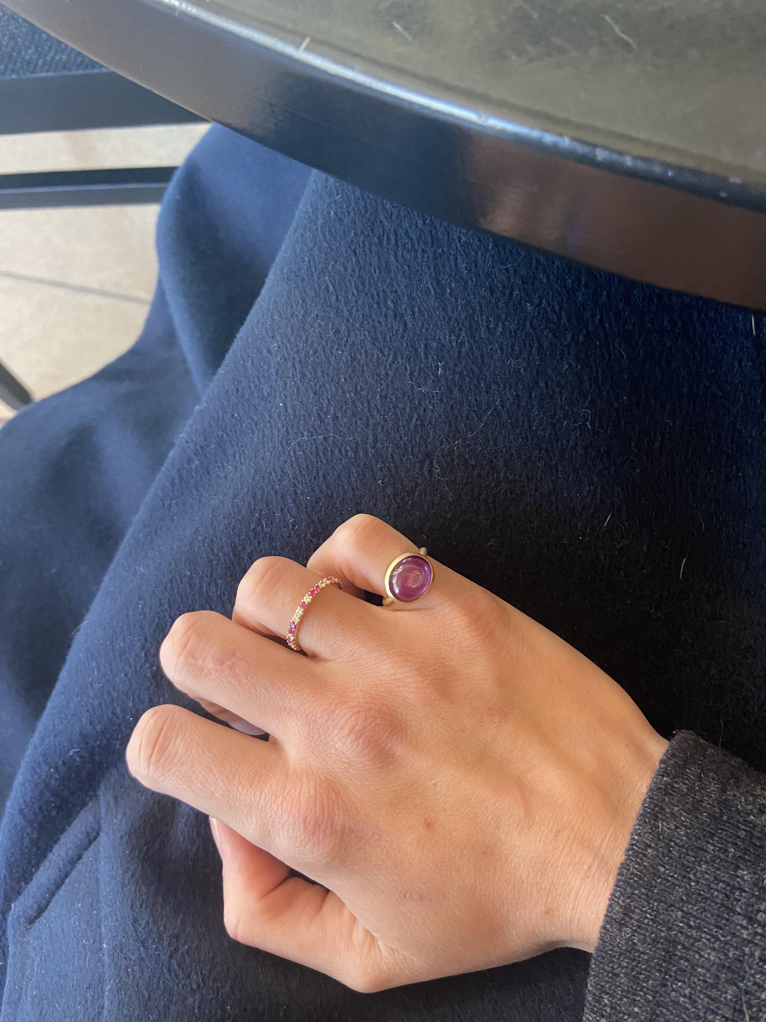 For Sale:  Amethyst Pinky Ring 4