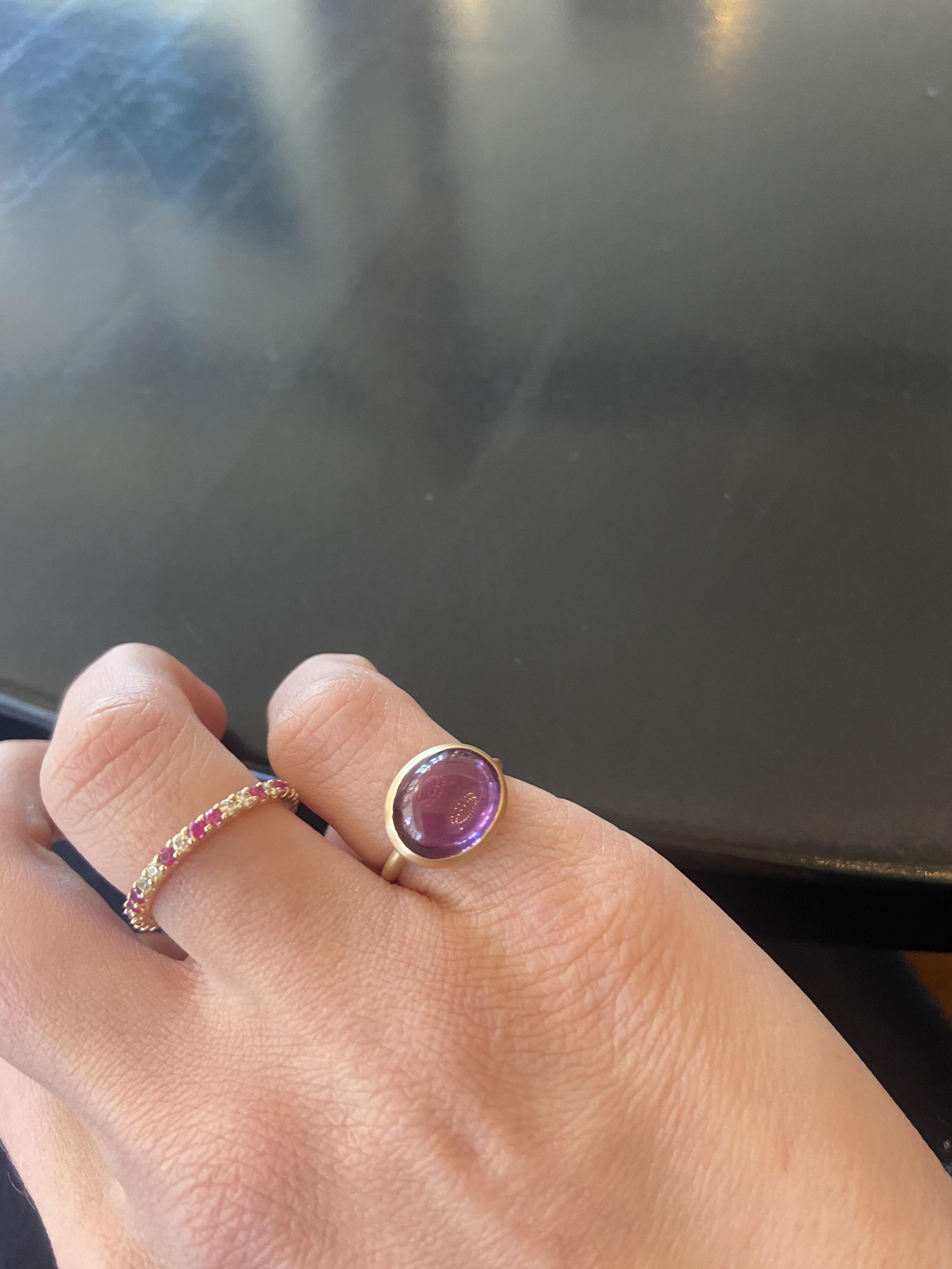 For Sale:  Amethyst Pinky Ring 5
