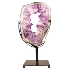 Amethyst Portal with Large Purple Amethyst and Agate Lace, Dual-Sided