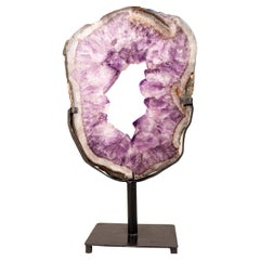 Amethyst Portal with Large Purple Amethyst and Agate Lace