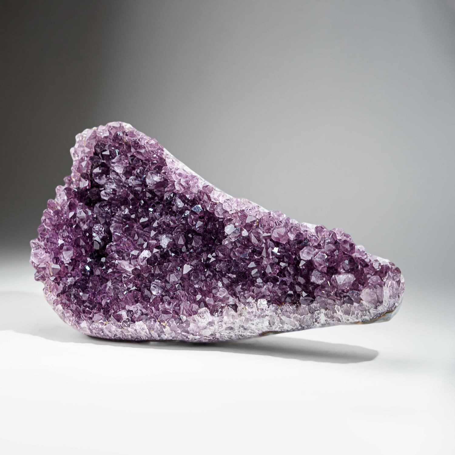 Natural Amethyst Geode Quartz Crystal Cluster from Brazil (14 lbs) In Excellent Condition In New York, NY