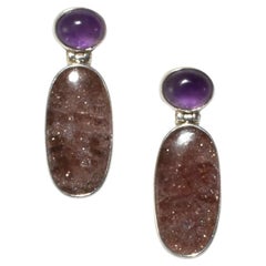 Amethyst Quartz Earrings
