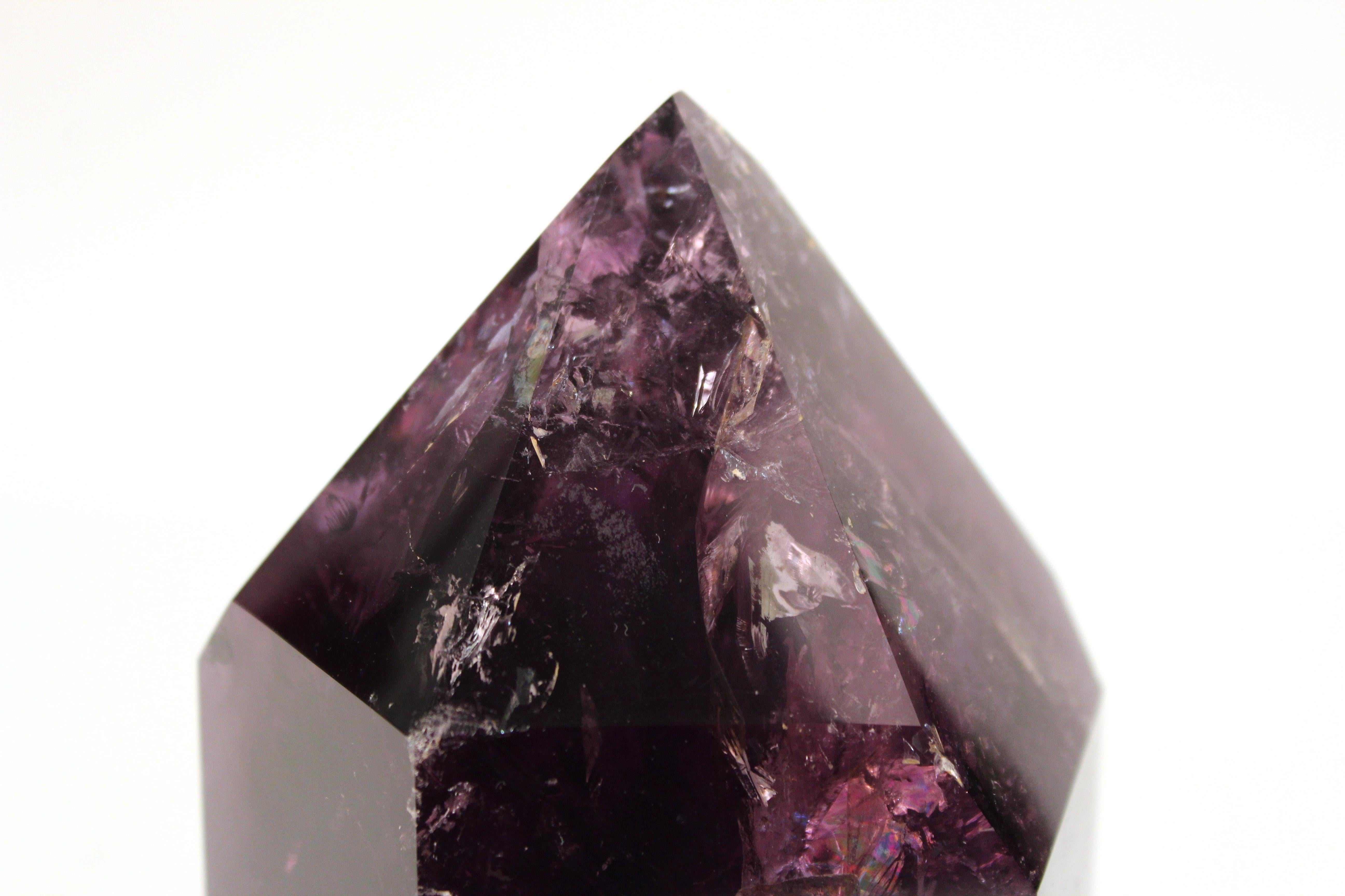 20th Century Amethyst Quartz Prism Mineral Specimen