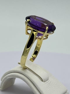 Amethyst-Ring 14 K Gold