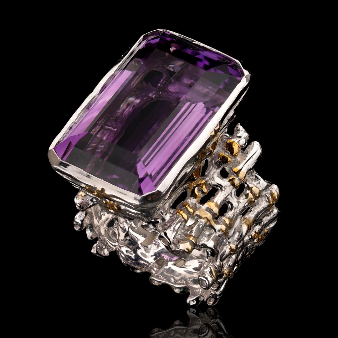 Amethyst Ring In New Condition For Sale In New York, NY