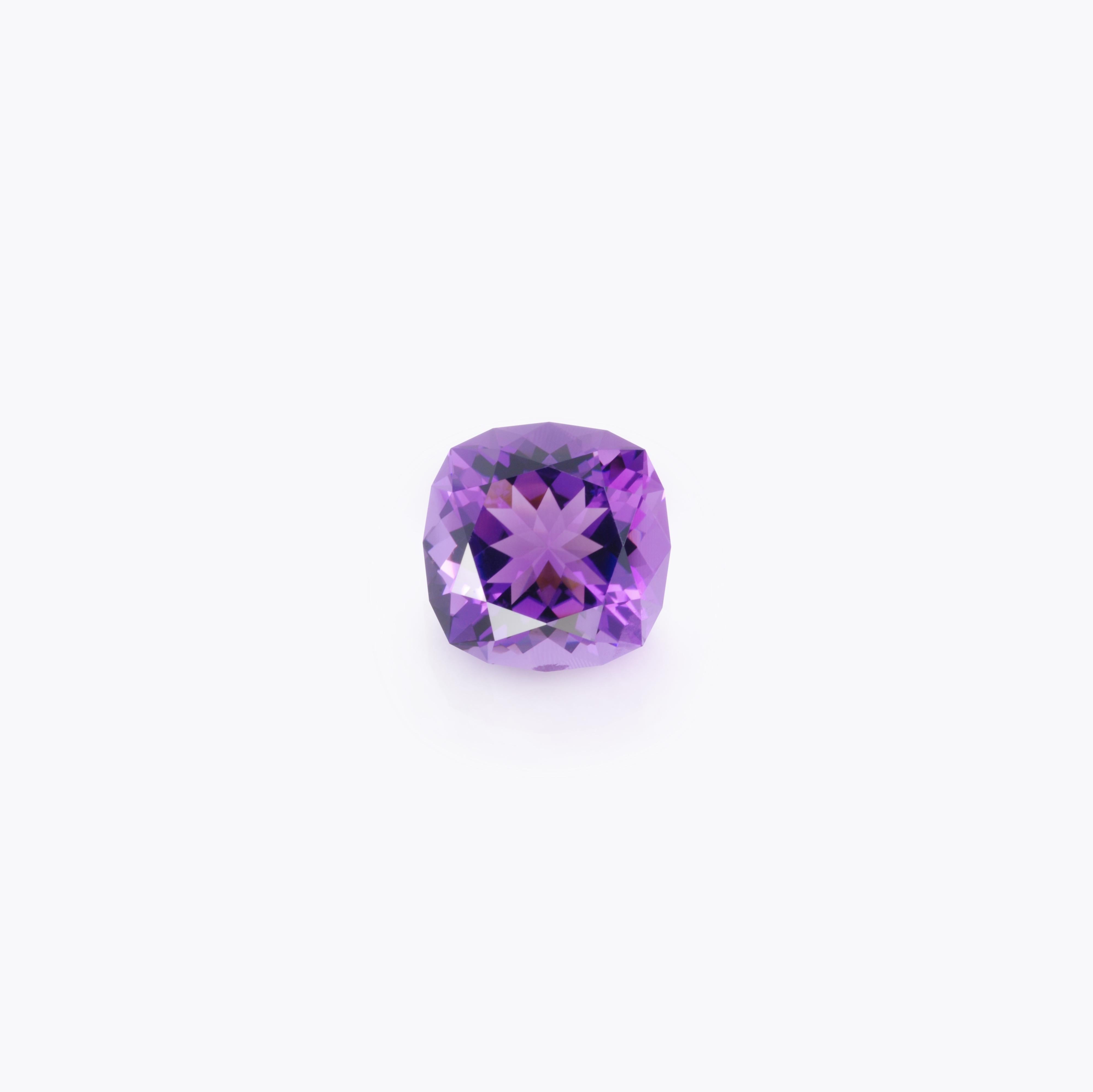 Gorgeous 16.19 carat Brazilian Amethyst square cushion gem, offered loose to a very special lady or gentleman.
Amethyst dimensions: 16.50mm x 16.50mm x 11.00mm.
Returns are accepted and paid by us within 7 days of delivery.
We offer supreme custom