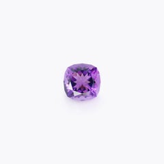 Amethyst Ring Gem 16.19 Carat Unmounted Square Cushion Loose Gemstone