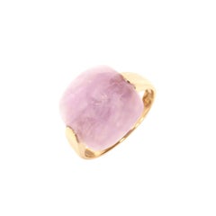 Amethyst Rose Gold Ring Handcrafted in Italy by Botta Gioielli