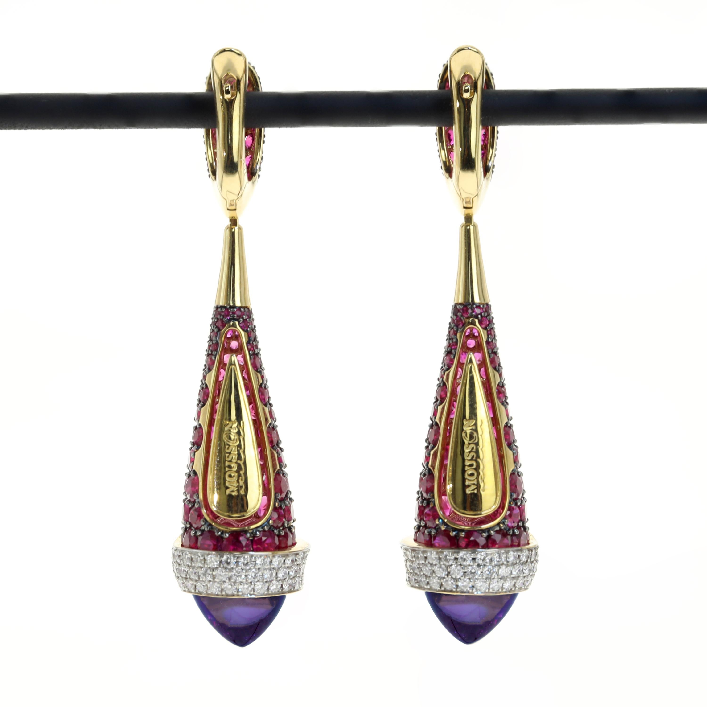 Amethyst 8.87 Carat Ruby Diamond 18 Karat Yellow Gold Earrings

Have Ring LU116414707711

12.3x51 mm
13.65 gm