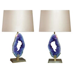 Lampes de sculpture améthyste
