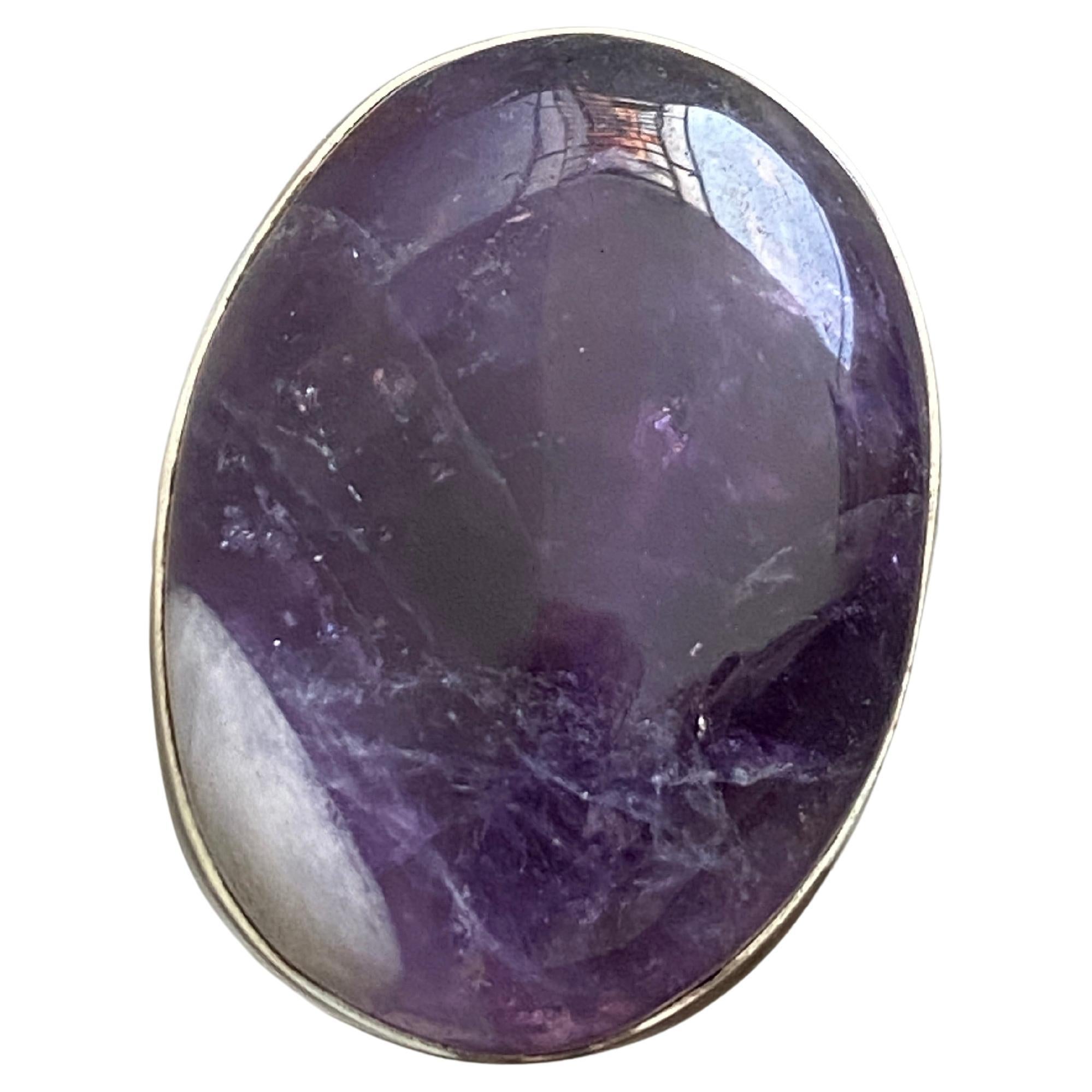 Amethyst-Silberring