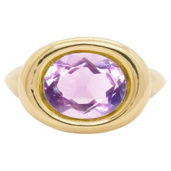 Gold Solitaire Rings