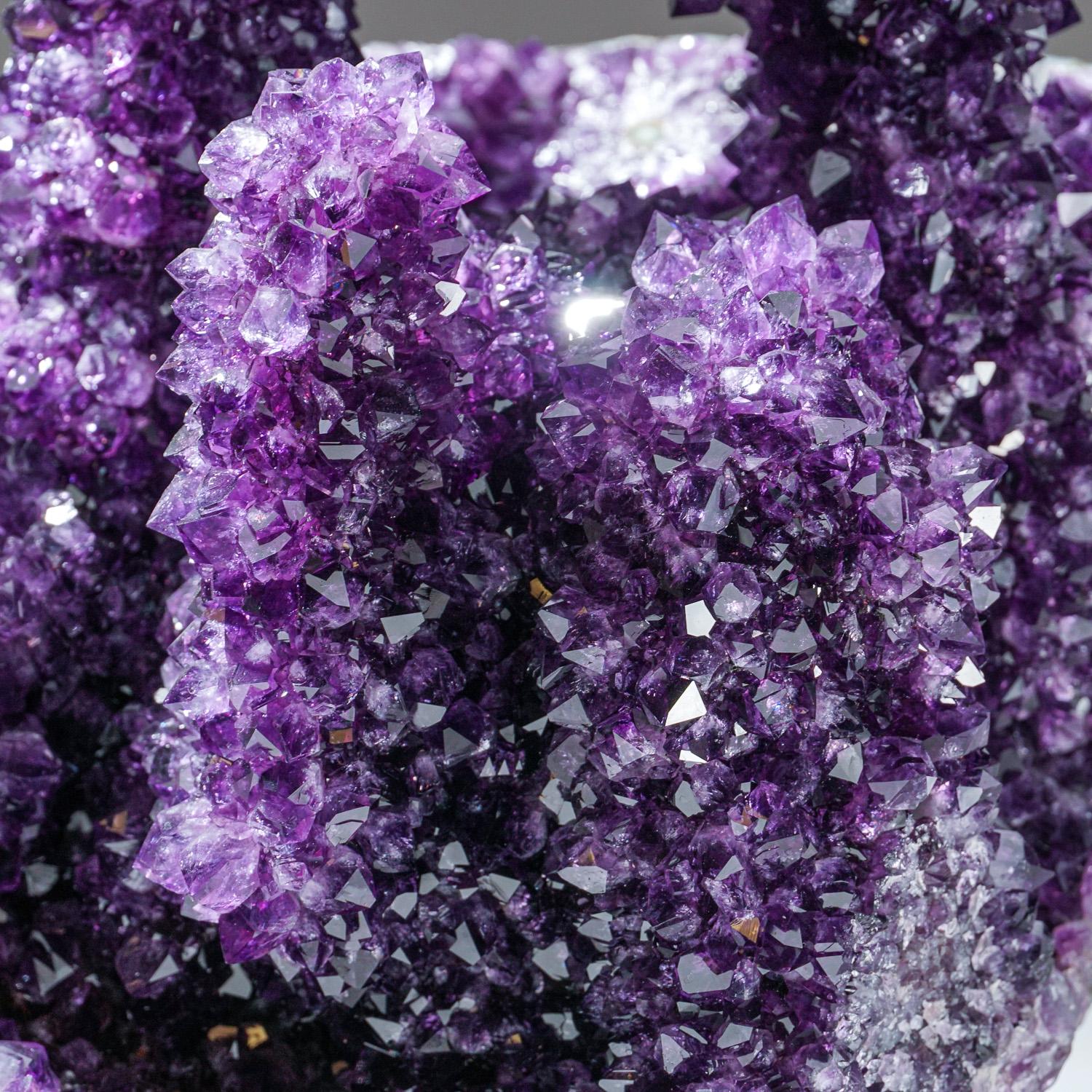 Uruguayan Amethyst Geode Stalactite Crystal Cluster from Uruguay (7