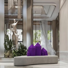 Amethyst Statement Canapé Confort Luxe avec Silhouette Sculpturale par MainGUILTY