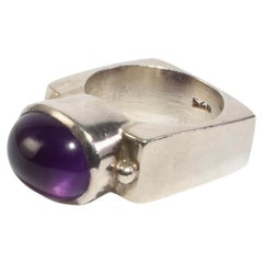 Amethyst Statement Ring