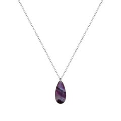 Collier en argent sterling avec améthyste