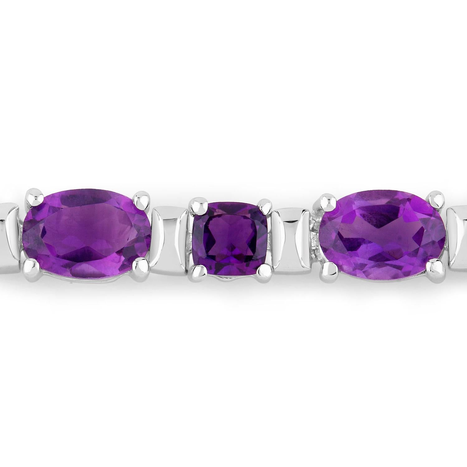 Taille mixte Bracelet tennis en argent sterling 12.6 carats en vente