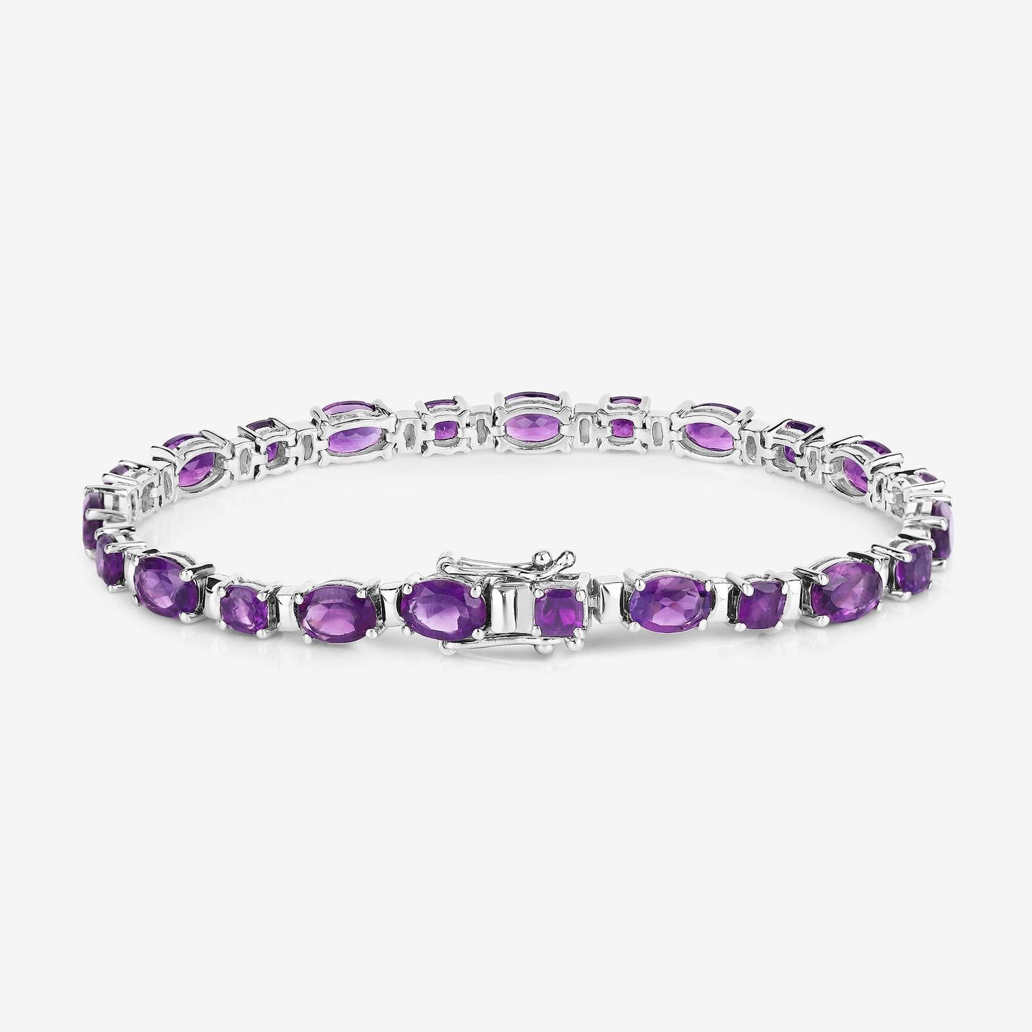 Bracelet tennis en argent sterling 12.6 carats Excellent état - En vente à Aliso Viejo, CA