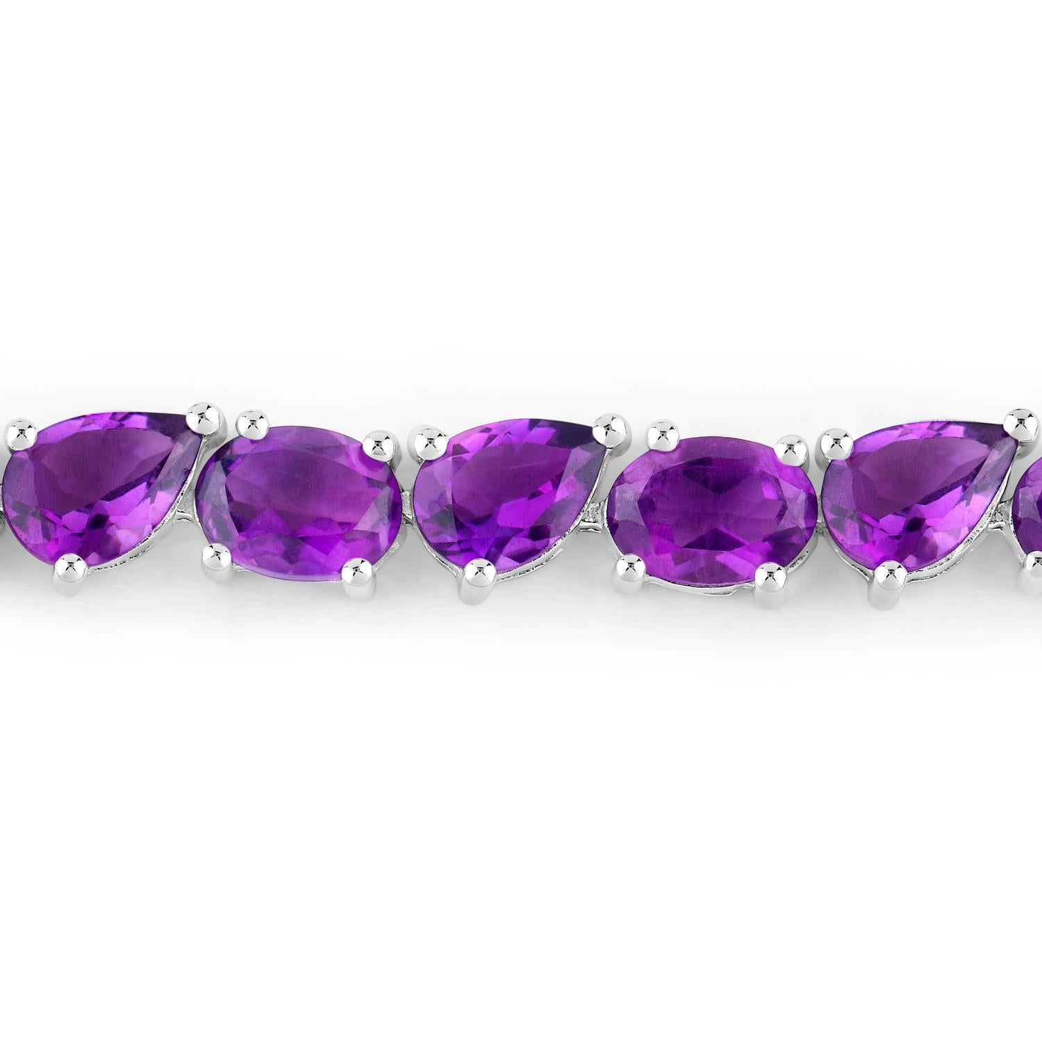Taille mixte Bracelet tennis en argent sterling 20 carats en vente