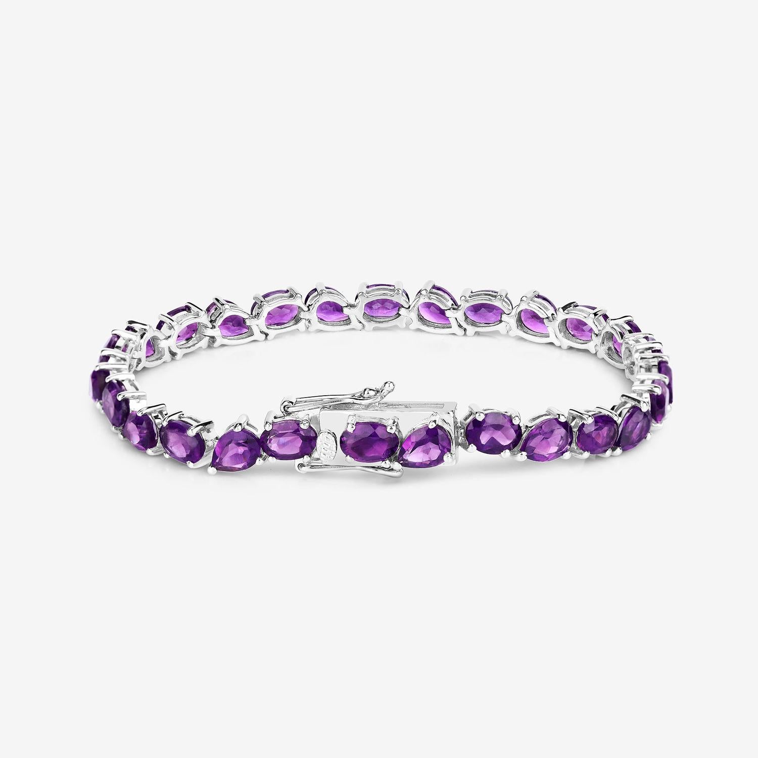 Bracelet tennis en argent sterling 20 carats Excellent état - En vente à Aliso Viejo, CA
