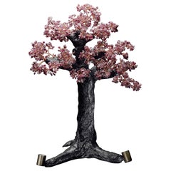 Albero di ametista con luce