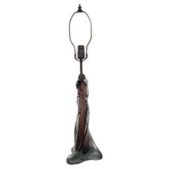 Amethyst Venetian Glass Table Lamp