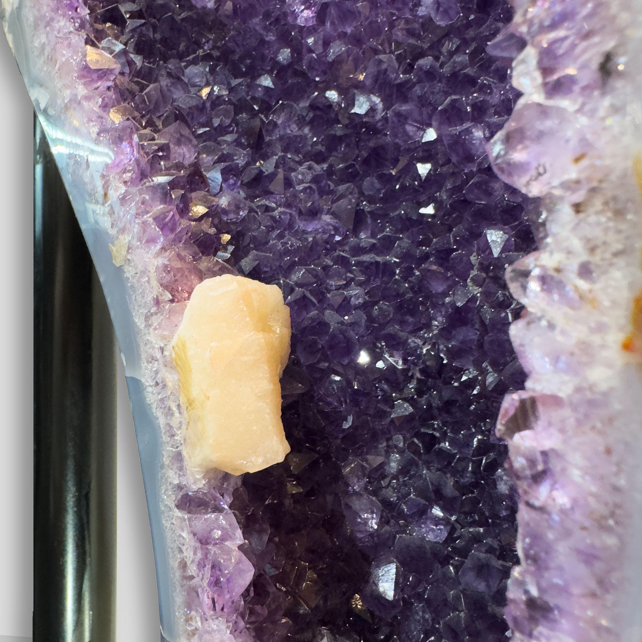Amethyst Wings on Custom Stand For Sale 1