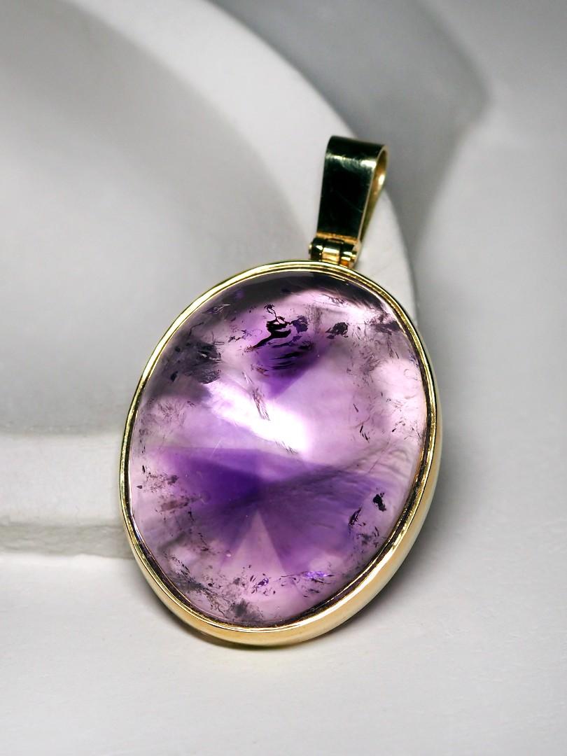 necklace purple stone