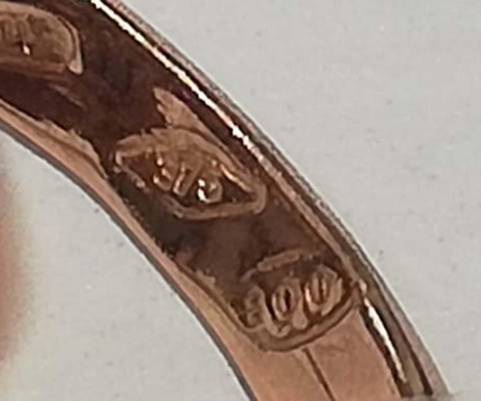 Amethysts, Diamonds, Rose Gold and Silver Ring. Damen im Angebot