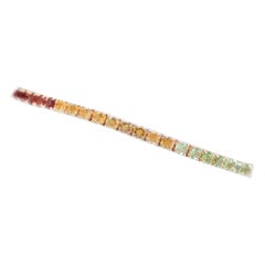 Amethysts, Garnets, Topazs, Peridots, Moonstones, Tourmaline, Rose Gold Bracelet