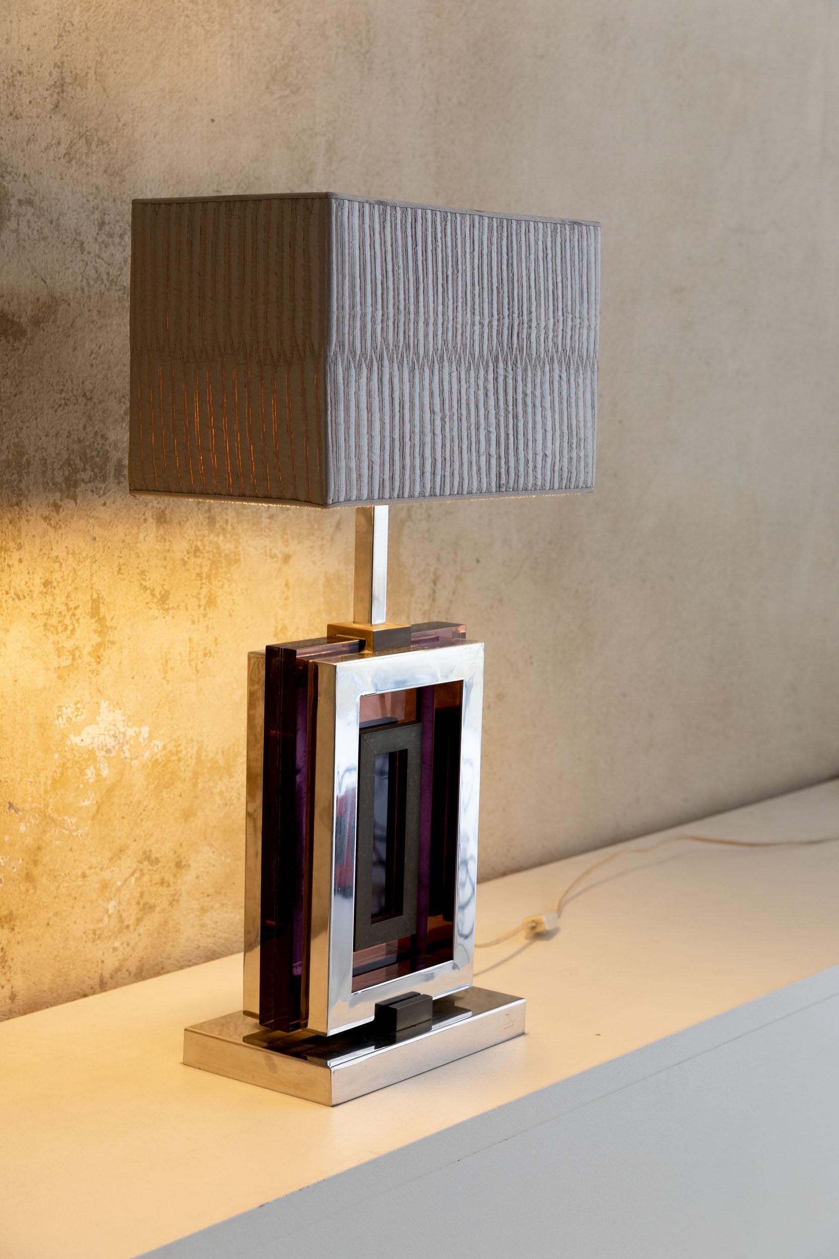 Ametista Table Lamp by Romeo Rega For Sale 2