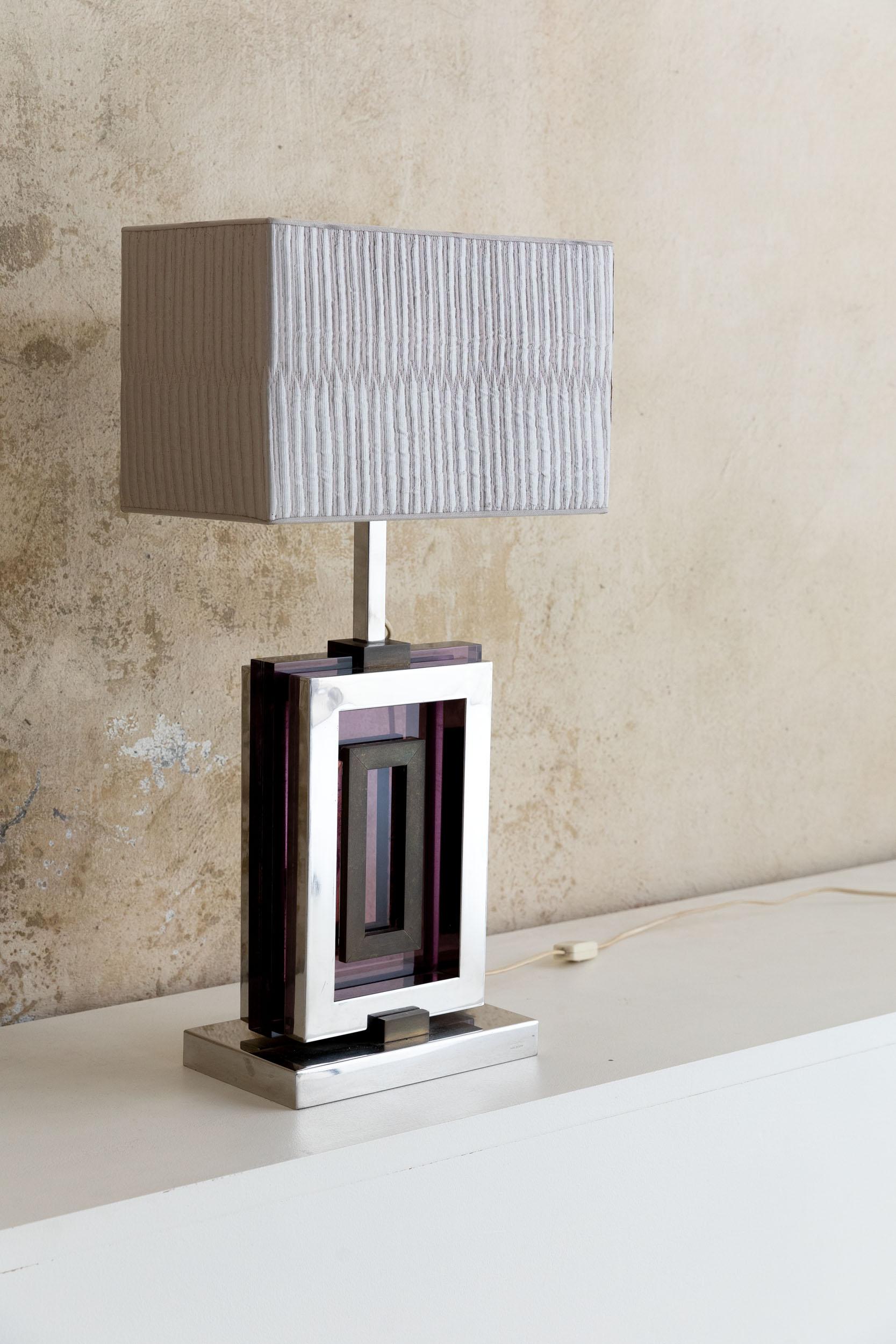 Ametista Table Lamp by Romeo Rega For Sale 4