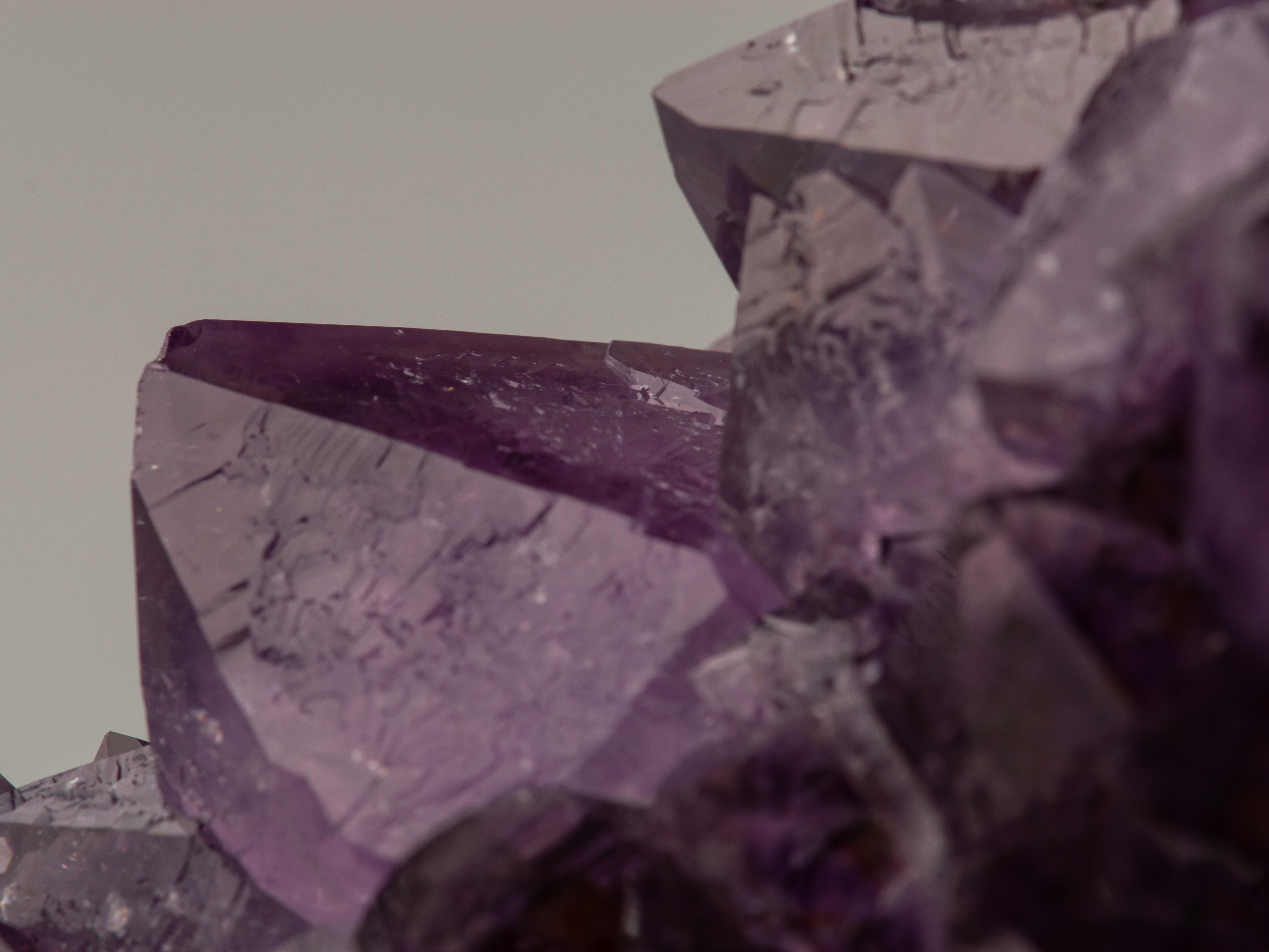 Ametrine and Finger like Calcites For Sale 12