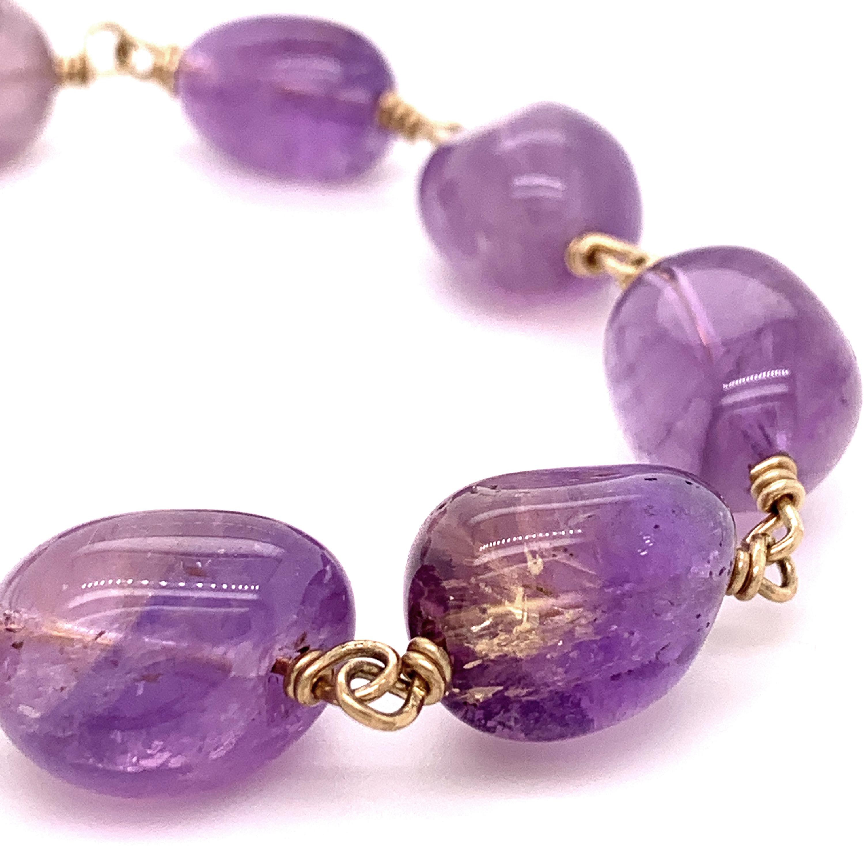 Contemporary Ametrine Chunky Bracelet For Sale