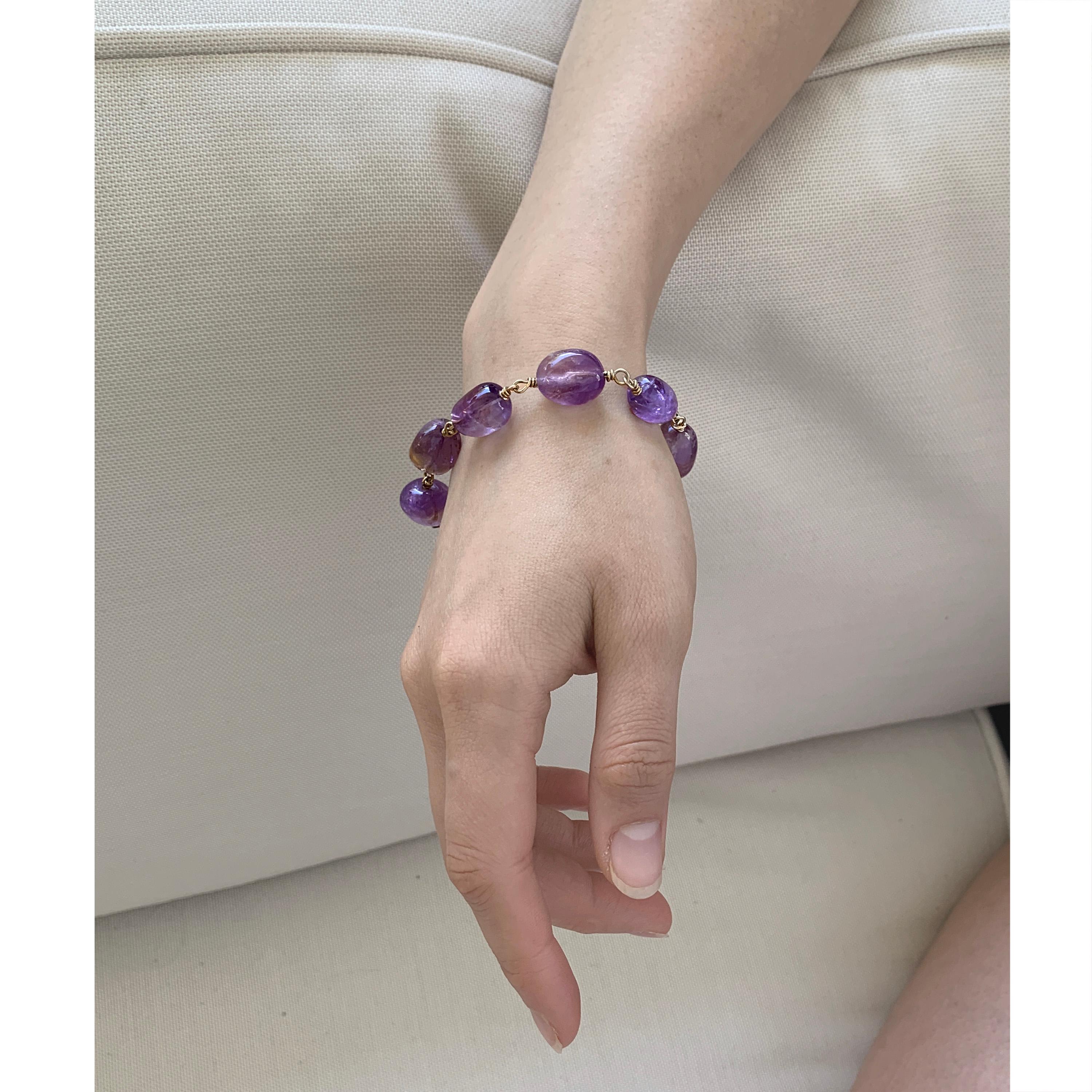 Ametrine Chunky Bracelet In New Condition For Sale In New York, NY
