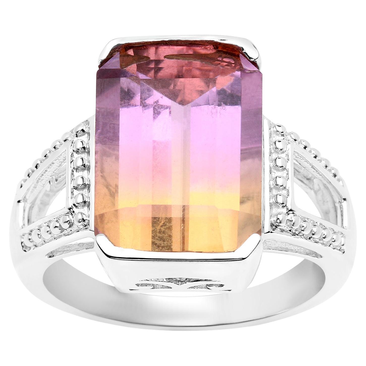 Ametrine Cocktail Ring 7.1 Carats For Sale