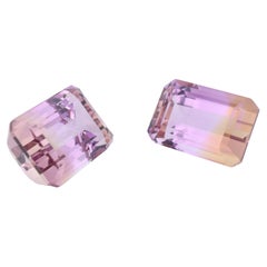 Paar Ametrine 15x10 20,25ct, Paar