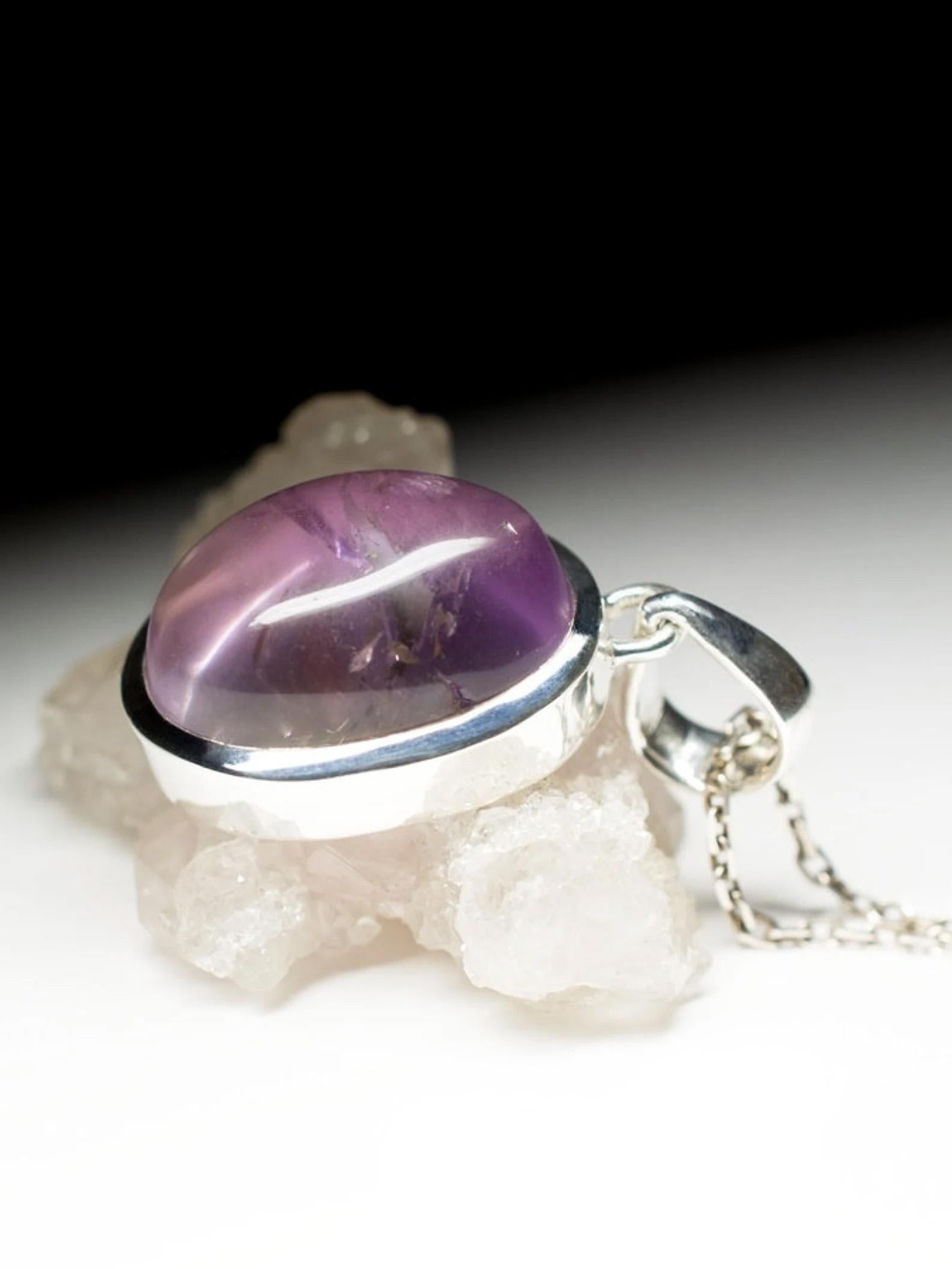 Ciondolo d'argento con ametrina in quarzo naturale Regalo di compleanno per la figlia In condizioni Nuovo in vendita a Berlin, DE