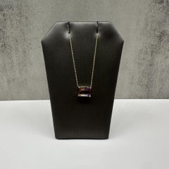 Ametrine Solitaire Necklace 14K Yellow Gold 2.43ct 18.25in New