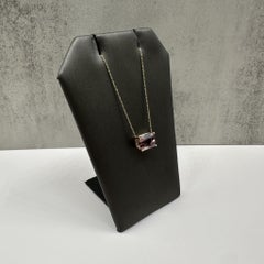 Ametrine Solitaire Necklace in 14kt Yellow Gold – 2.43ct, 18.25in, New