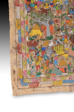 Ameyaltepec, Guerrero. Tempera sur papier. Venancio,  Eugenio. Mexique, C.I.C.