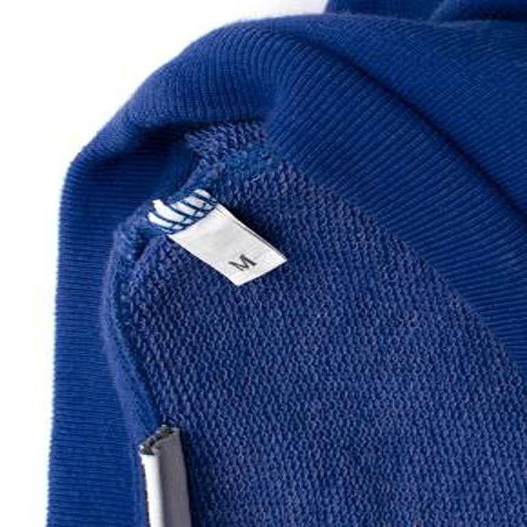 Ami Blue Logo Patch Sweatshirt For Sale 1