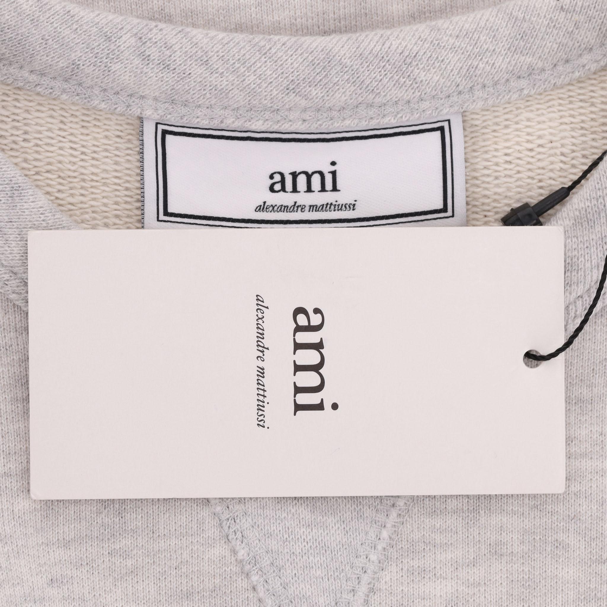 Felpa Ami in cotone in vendita 1